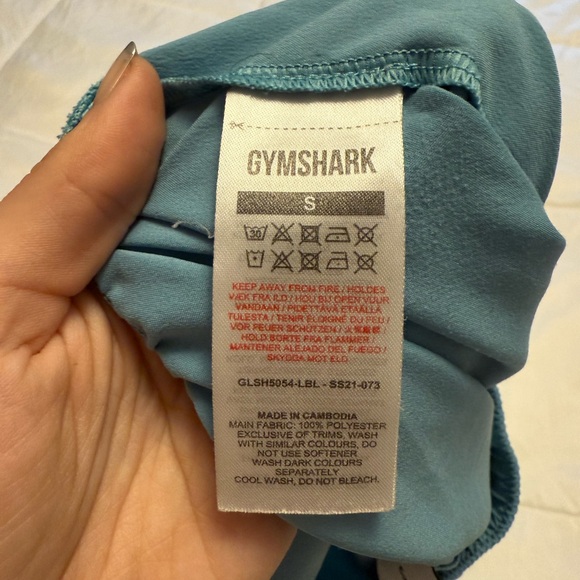 Gymshark Women’s Essential Loose Fit Training Shorts Teal Size Sm - Picture 4 of 6